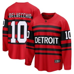 Youth Detroit Red Wings Alex Delvecchio Fanatics Branded Breakaway Special Edition 2.0 Jersey - Red