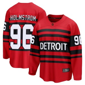 Youth Detroit Red Wings Tomas Holmstrom Fanatics Branded Breakaway Special Edition 2.0 Jersey - Red