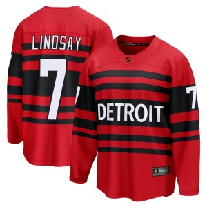 Youth Detroit Red Wings Ted Lindsay Fanatics Branded Breakaway Special Edition 2.0 Jersey - Red