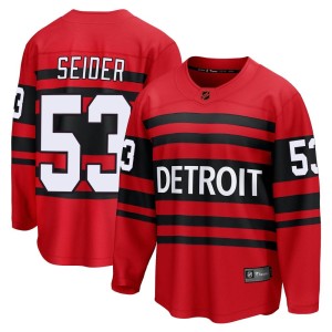 Youth Detroit Red Wings Moritz Seider Fanatics Branded Breakaway Special Edition 2.0 Jersey - Red