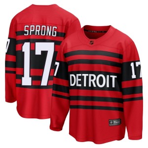 Youth Detroit Red Wings Daniel Sprong Fanatics Branded Breakaway Special Edition 2.0 Jersey - Red