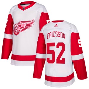 Men's Detroit Red Wings Jonathan Ericsson Adidas Authentic Jersey - White