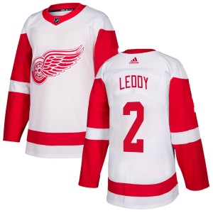 Men's Detroit Red Wings Nick Leddy Adidas Authentic Jersey - White
