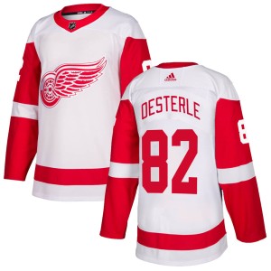 Men's Detroit Red Wings Jordan Oesterle Adidas Authentic Jersey - White