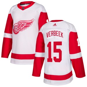 Men's Detroit Red Wings Pat Verbeek Adidas Authentic Jersey - White