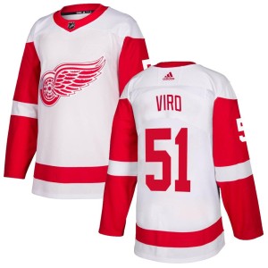 Men's Detroit Red Wings Eemil Viro Adidas Authentic Jersey - White