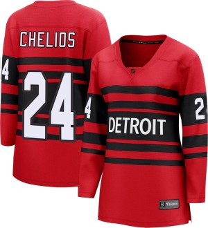 Women's Detroit Red Wings Chris Chelios Fanatics Branded Breakaway Special Edition 2.0 Jersey - Red