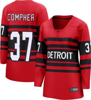 Women's Detroit Red Wings J.T. Compher Fanatics Branded Breakaway Special Edition 2.0 Jersey - Red