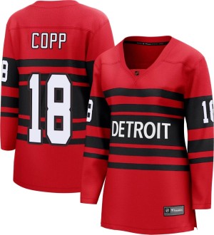 Women's Detroit Red Wings Andrew Copp Fanatics Branded Breakaway Special Edition 2.0 Jersey - Red