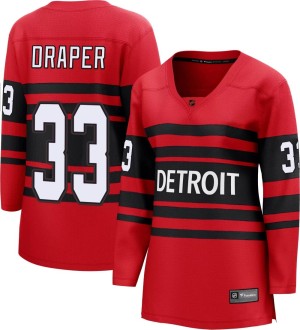 Women's Detroit Red Wings Kris Draper Fanatics Branded Breakaway Special Edition 2.0 Jersey - Red