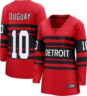 Women's Detroit Red Wings Ron Duguay Fanatics Branded Breakaway Special Edition 2.0 Jersey - Red