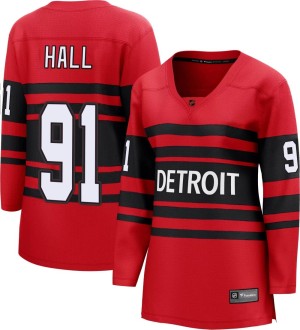 Women's Detroit Red Wings Curtis Hall Fanatics Branded Breakaway Special Edition 2.0 Jersey - Red