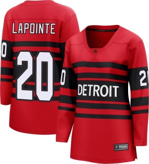 Women's Detroit Red Wings Martin Lapointe Fanatics Branded Breakaway Special Edition 2.0 Jersey - Red