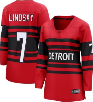 Women's Detroit Red Wings Ted Lindsay Fanatics Branded Breakaway Special Edition 2.0 Jersey - Red