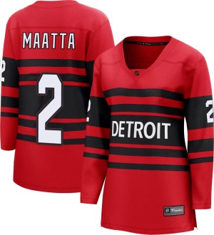 Women's Detroit Red Wings Olli Maatta Fanatics Branded Breakaway Special Edition 2.0 Jersey - Red