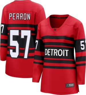 Women's Detroit Red Wings David Perron Fanatics Branded Breakaway Special Edition 2.0 Jersey - Red