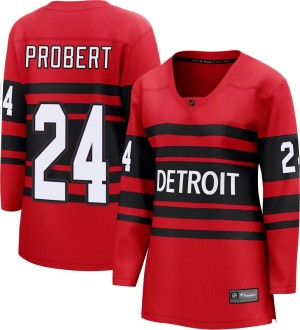 Women's Detroit Red Wings Bob Probert Fanatics Branded Breakaway Special Edition 2.0 Jersey - Red