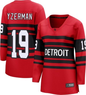 Women's Detroit Red Wings Steve Yzerman Fanatics Branded Breakaway Special Edition 2.0 Jersey - Red