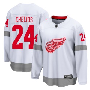 Youth Detroit Red Wings Chris Chelios Fanatics Branded Breakaway 2020/21 Special Edition Jersey - White