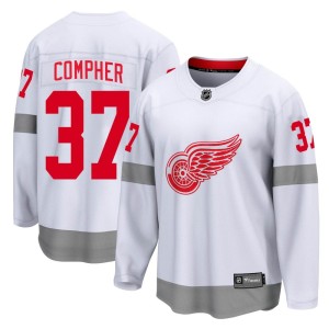 Youth Detroit Red Wings J.T. Compher Fanatics Branded Breakaway 2020/21 Special Edition Jersey - White