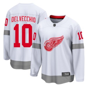 Youth Detroit Red Wings Alex Delvecchio Fanatics Branded Breakaway 2020/21 Special Edition Jersey - White
