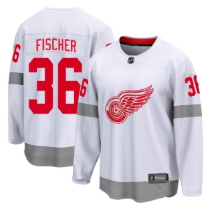 Youth Detroit Red Wings Christian Fischer Fanatics Branded Breakaway 2020/21 Special Edition Jersey - White