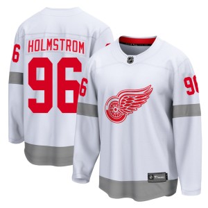 Youth Detroit Red Wings Tomas Holmstrom Fanatics Branded Breakaway 2020/21 Special Edition Jersey - White