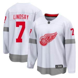 Youth Detroit Red Wings Ted Lindsay Fanatics Branded Breakaway 2020/21 Special Edition Jersey - White