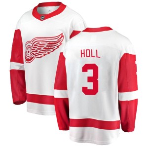 Youth Detroit Red Wings Justin Holl Fanatics Branded Breakaway Away Jersey - White