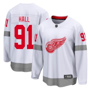 Men's Detroit Red Wings Curtis Hall Fanatics Branded Breakaway 2020/21 Special Edition Jersey - White