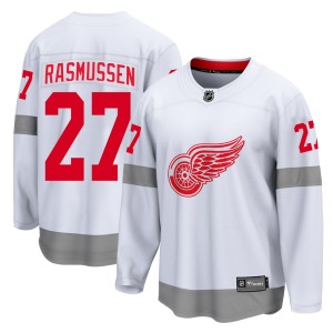 Men's Detroit Red Wings Michael Rasmussen Fanatics Branded Breakaway 2020/21 Special Edition Jersey - White