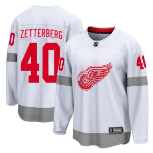 Men's Detroit Red Wings Henrik Zetterberg Fanatics Branded Breakaway 2020/21 Special Edition Jersey - White