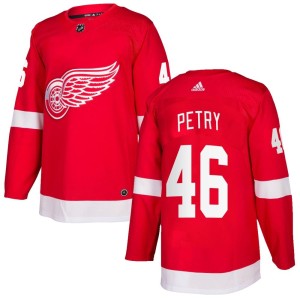 Men's Detroit Red Wings Jeff Petry Adidas Authentic Home Jersey - Red