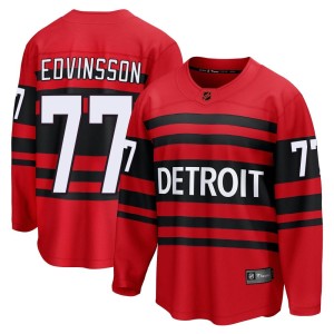 Men's Detroit Red Wings Simon Edvinsson Fanatics Branded Breakaway Special Edition 2.0 Jersey - Red