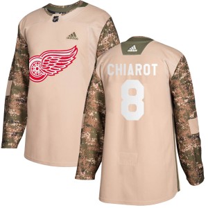 Youth Detroit Red Wings Ben Chiarot Adidas Authentic Veterans Day Practice Jersey - Camo