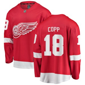 Youth Detroit Red Wings Andrew Copp Fanatics Branded Breakaway Home Jersey - Red
