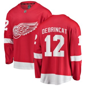 Youth Detroit Red Wings Alex DeBrincat Fanatics Branded Breakaway Home Jersey - Red