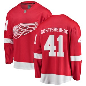 Youth Detroit Red Wings Shayne Gostisbehere Fanatics Branded Breakaway Home Jersey - Red
