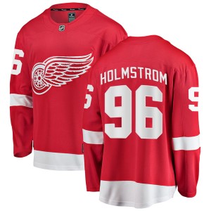 Youth Detroit Red Wings Tomas Holmstrom Fanatics Branded Breakaway Home Jersey - Red