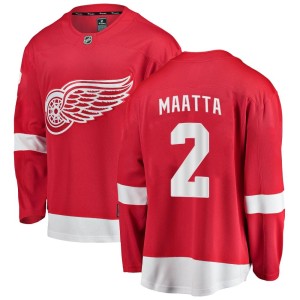 Youth Detroit Red Wings Olli Maatta Fanatics Branded Breakaway Home Jersey - Red