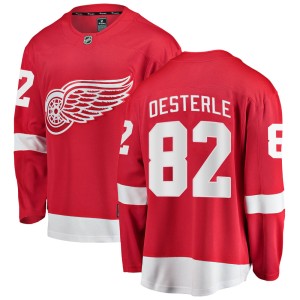 Youth Detroit Red Wings Jordan Oesterle Fanatics Branded Breakaway Home Jersey - Red