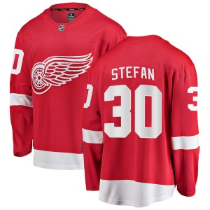 Youth Detroit Red Wings Greg Stefan Fanatics Branded Breakaway Home Jersey - Red