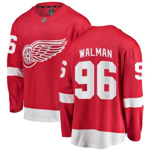 Youth Detroit Red Wings Jake Walman Fanatics Branded Breakaway Home Jersey - Red