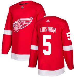 Men's Detroit Red Wings Nicklas Lidstrom Adidas Authentic Jersey - Red