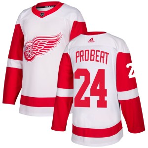 Men's Detroit Red Wings Bob Probert Adidas Authentic Jersey - White