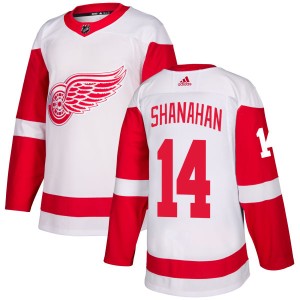 Men's Detroit Red Wings Brendan Shanahan Adidas Authentic Jersey - White