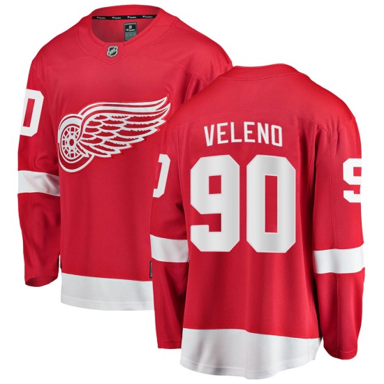 Men's Detroit Red Wings Joe Veleno Fanatics Branded Breakaway Home Jersey - Red