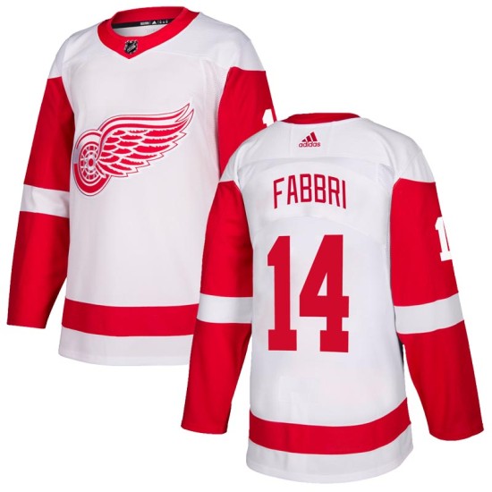 Men's Detroit Red Wings Robby Fabbri Adidas Authentic Jersey - White