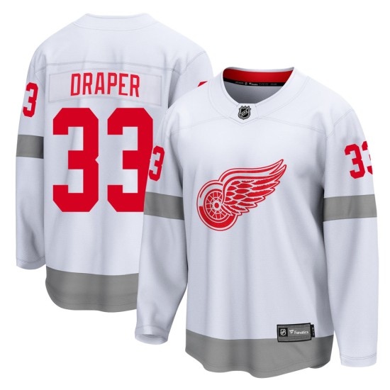 Youth Detroit Red Wings Kris Draper Fanatics Branded Breakaway 2020/21 Special Edition Jersey - White