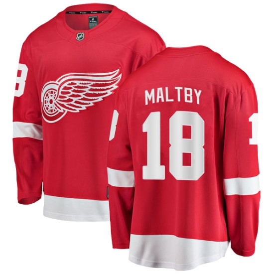 Youth Detroit Red Wings Kirk Maltby Fanatics Branded Breakaway Home Jersey - Red